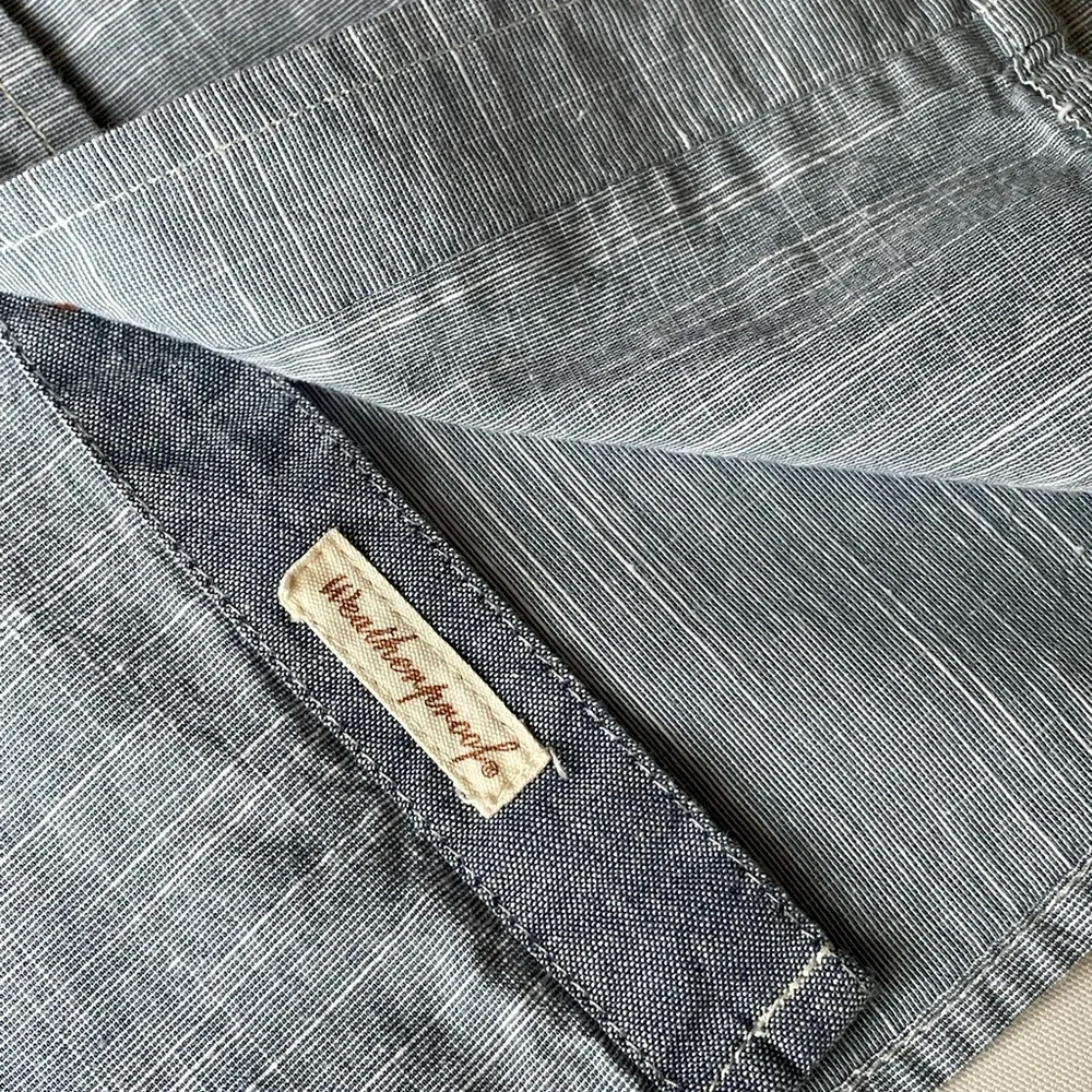 $5 FLASH SALE! Original Weatherproof Blue-gray Mens Short Sleeve Shirt, M - Picture 5 of 7